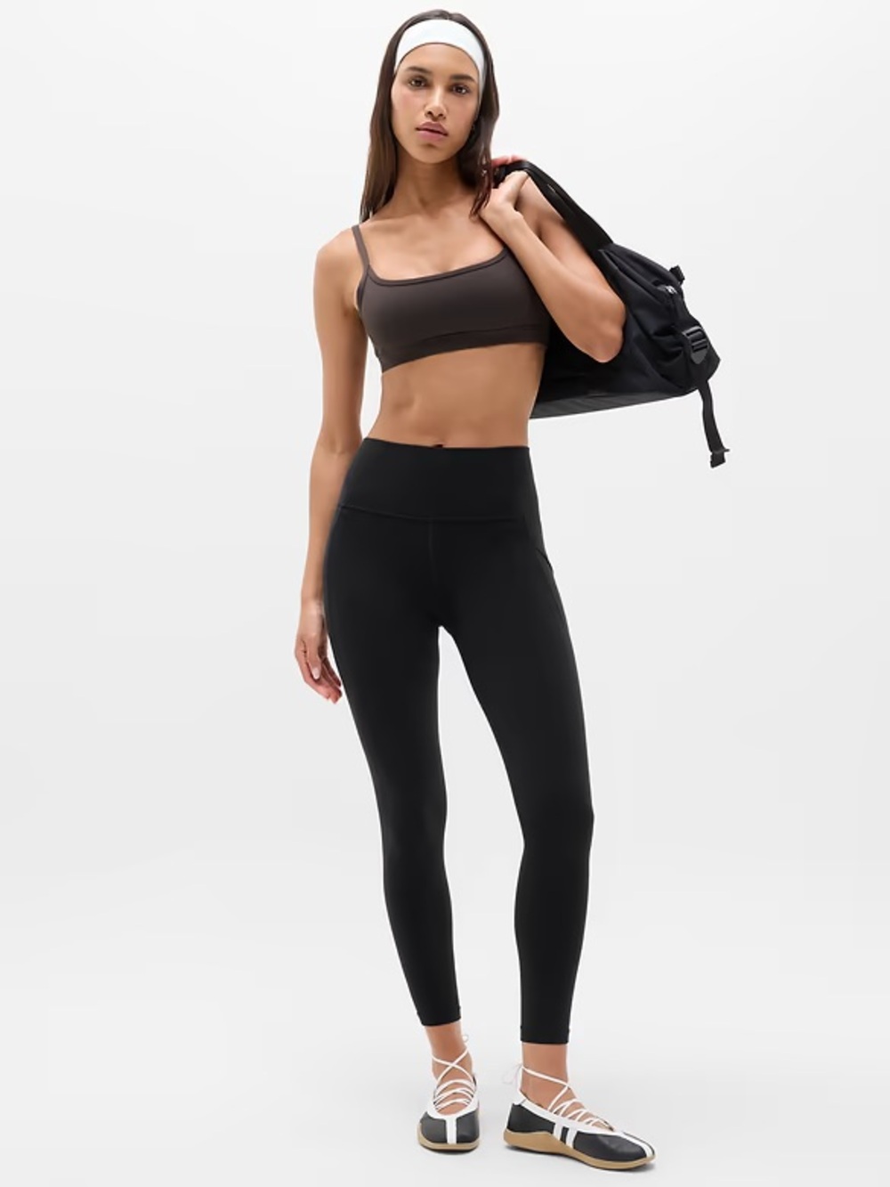 Athleta Salutation Stash 7/8 Leggings - Black